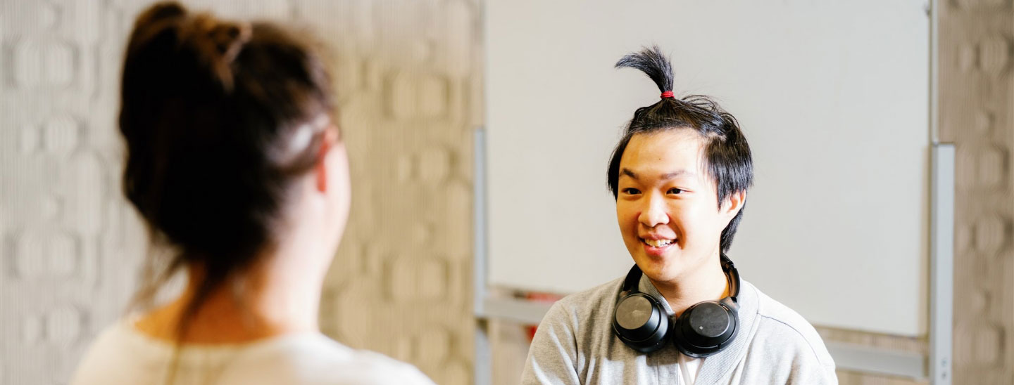 Male student graduate cap